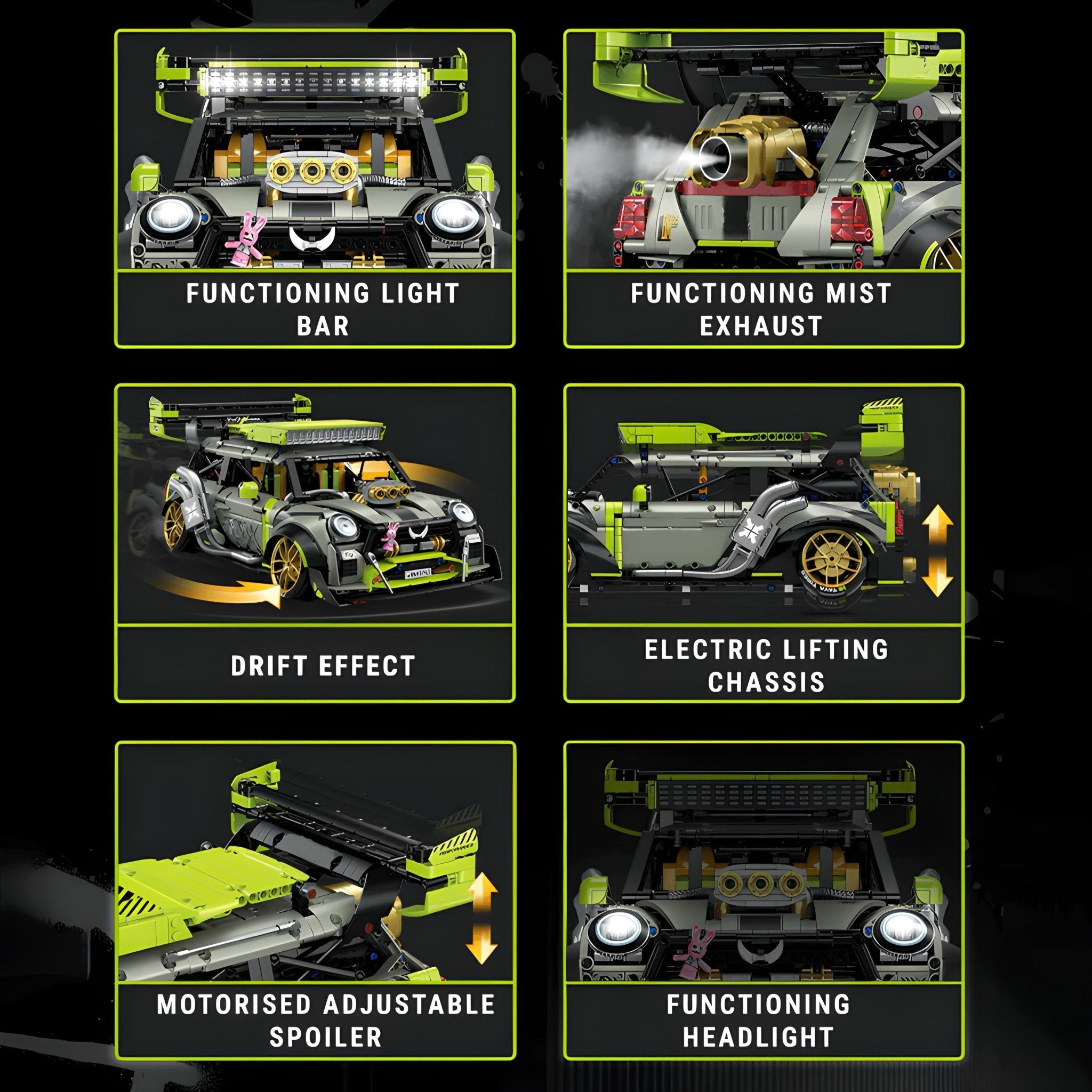 Mini Cooper Cyberpunk 2549pcs
