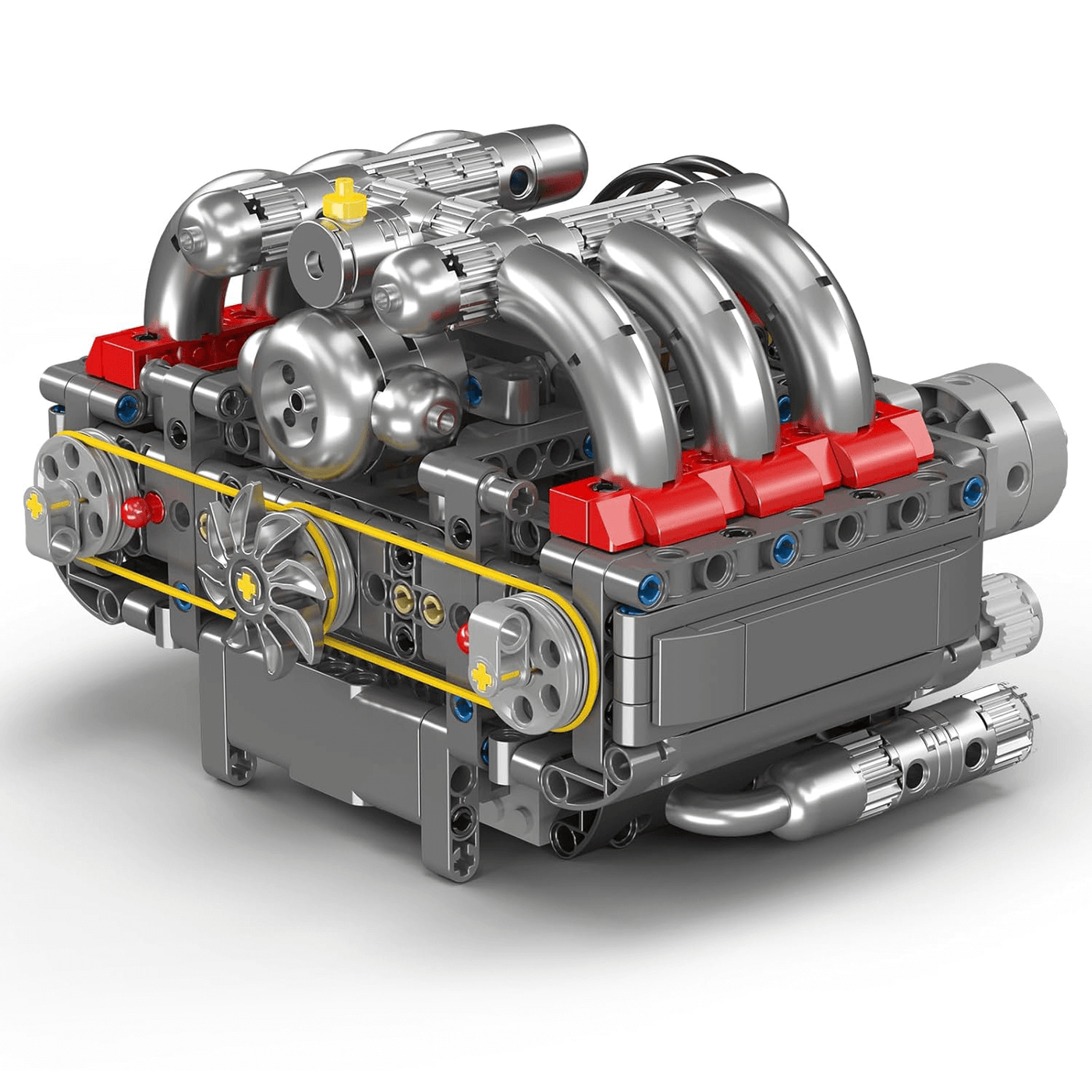 Motorised Flat 6 Boxer Engine | 608pcs
