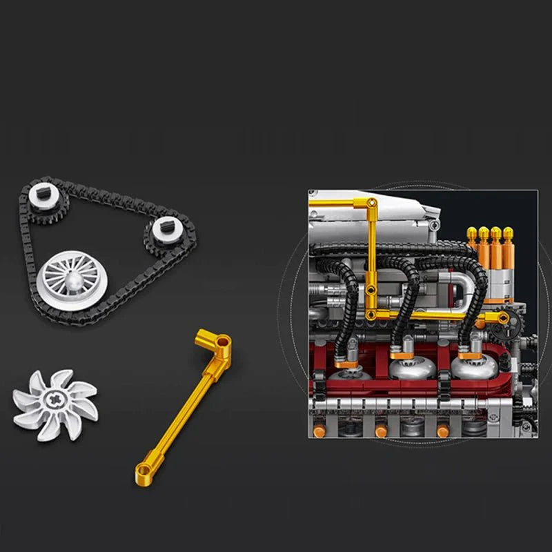 Motorised Muscle V8 | 2347pcs