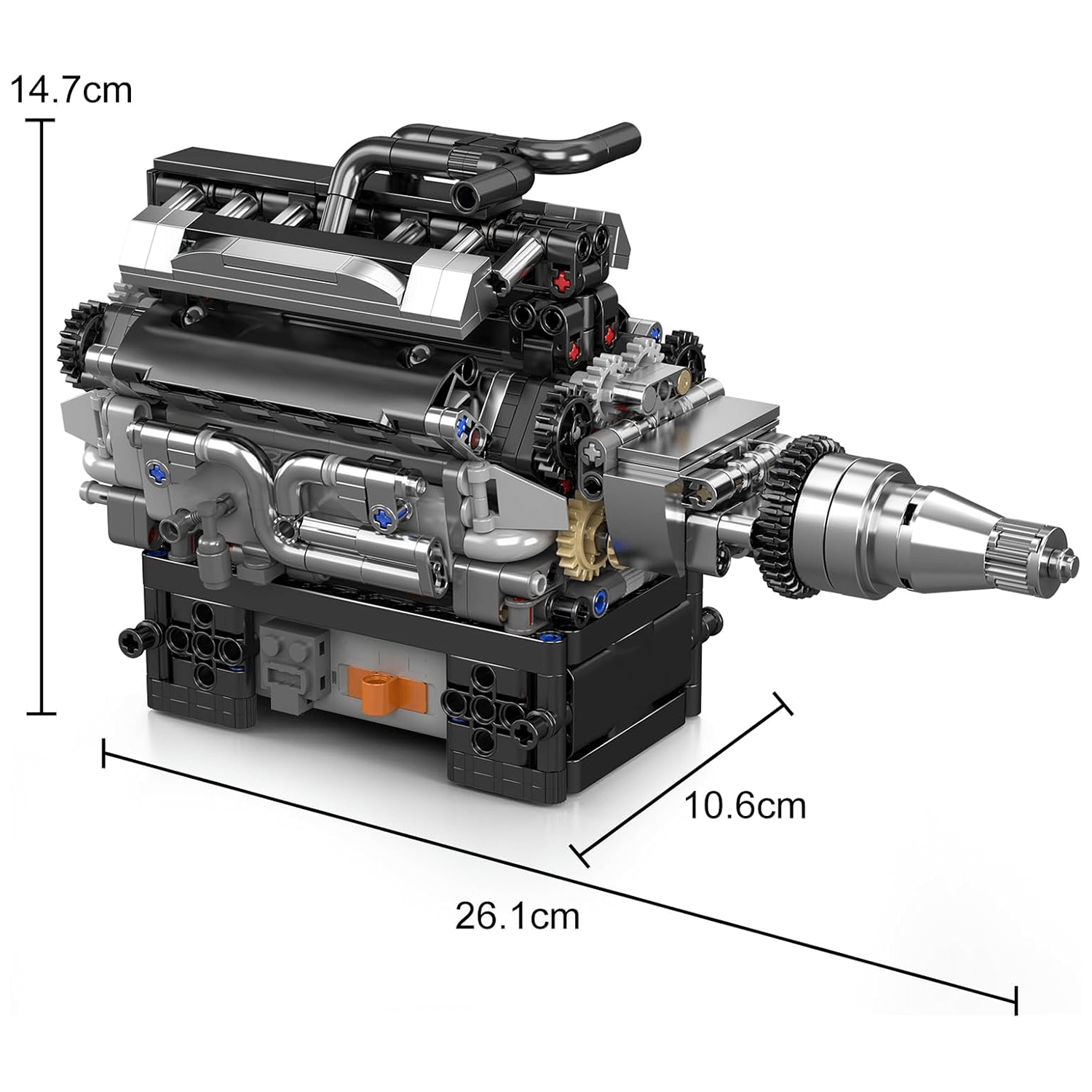 Motorised V12 RR Engine | 732pcs
