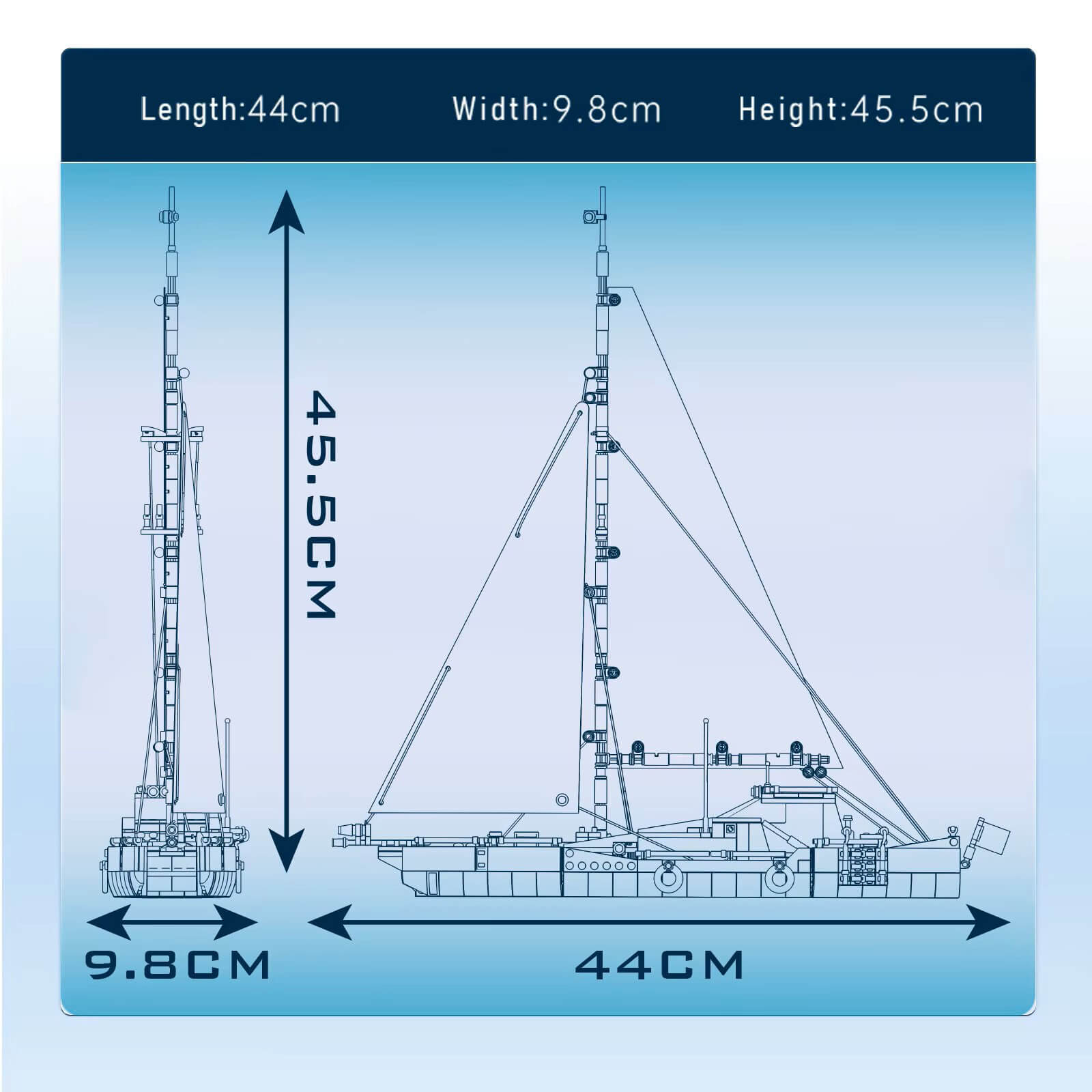 Ocean Sailboat | 766pcs