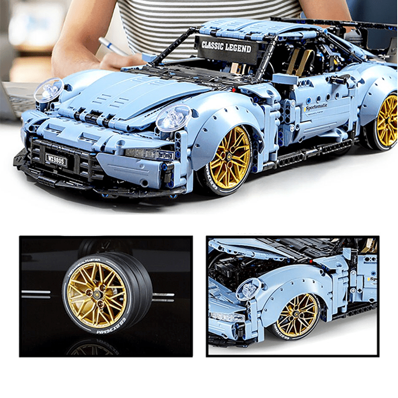 Porsche 911 991 Widebody blue | 2258pcs