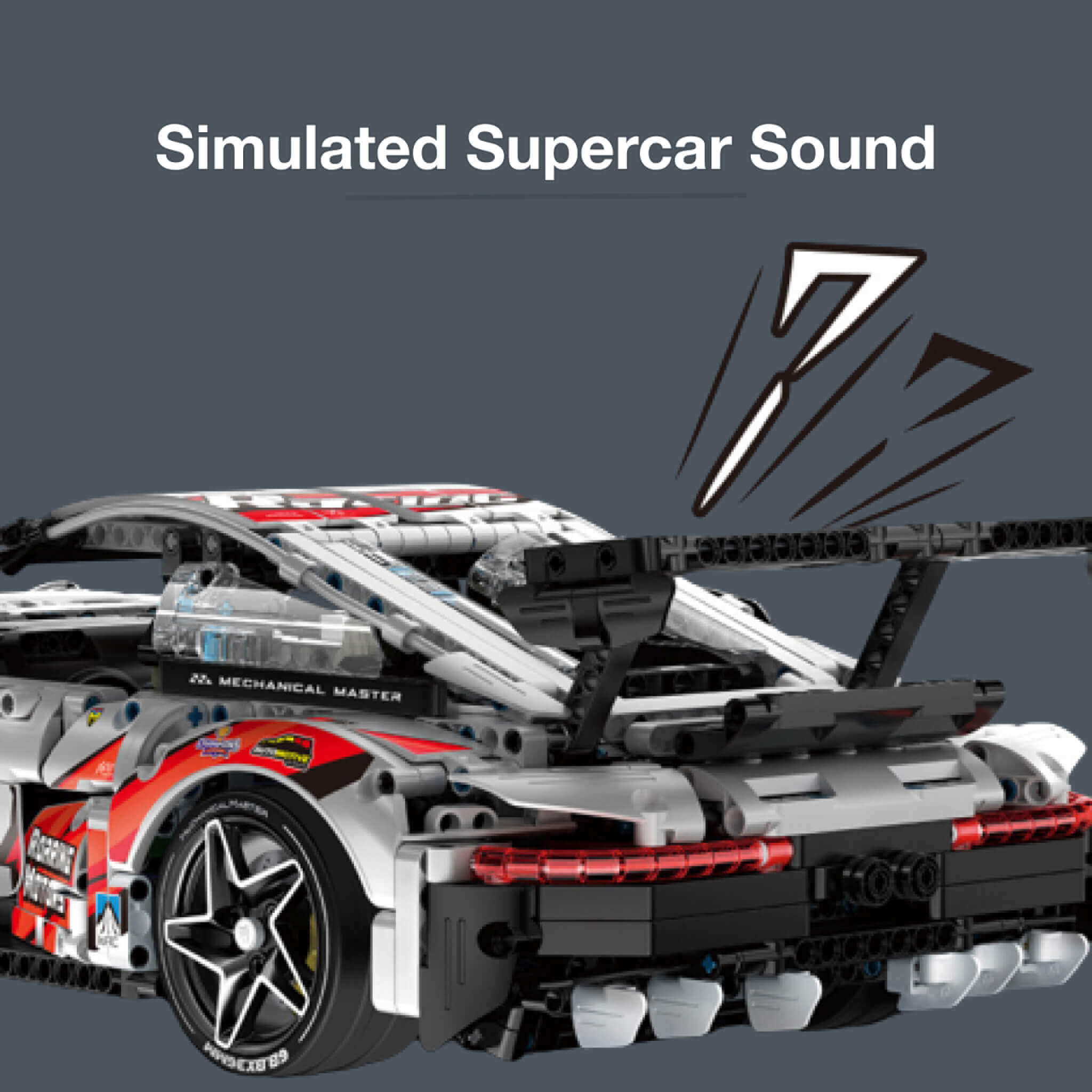 Porsche 911 Transformer 2-in-1 1864pcs