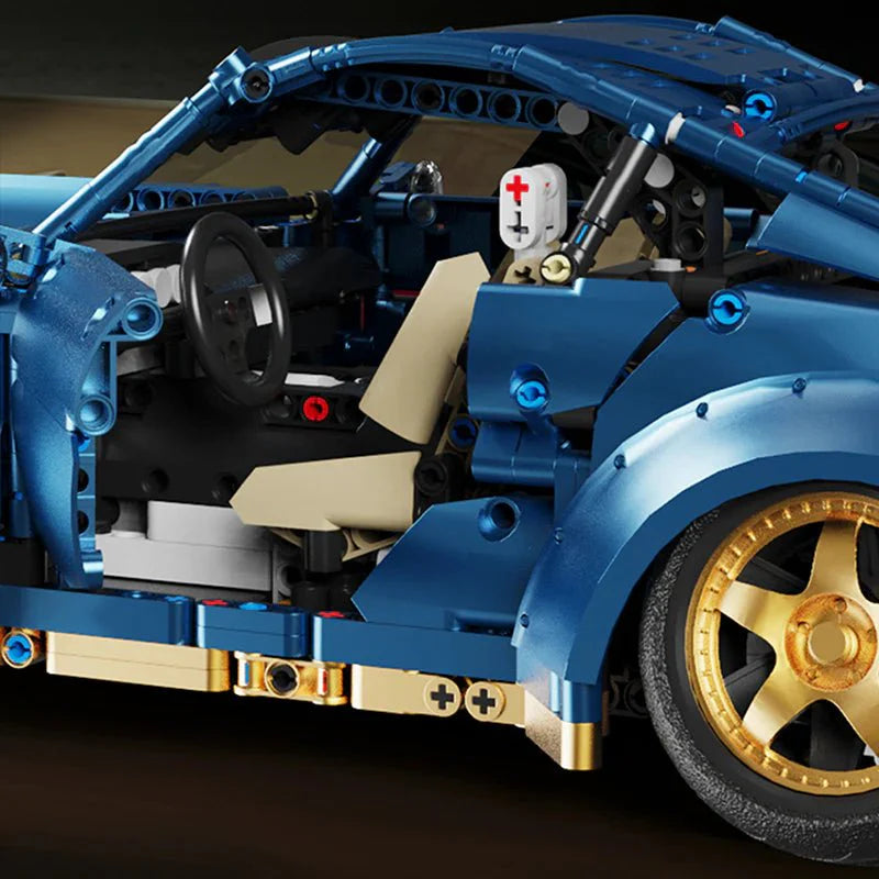 Porsche 911 Widebody Blue 2124pcs