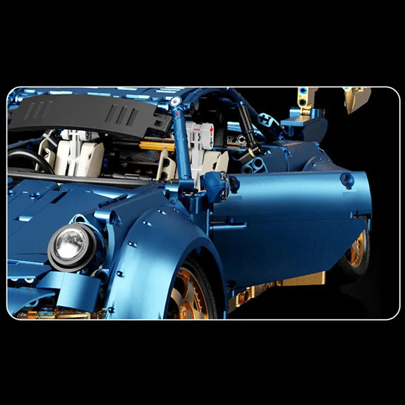Porsche 911 Widebody Blue 2124pcs