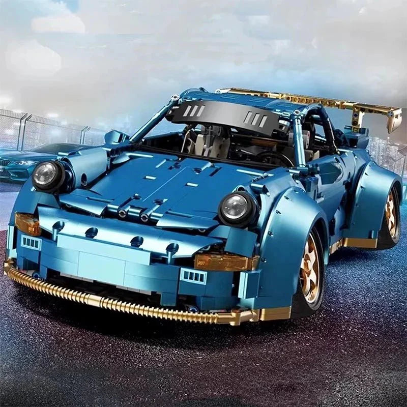 Porsche 911 Widebody Blue 2124pcs