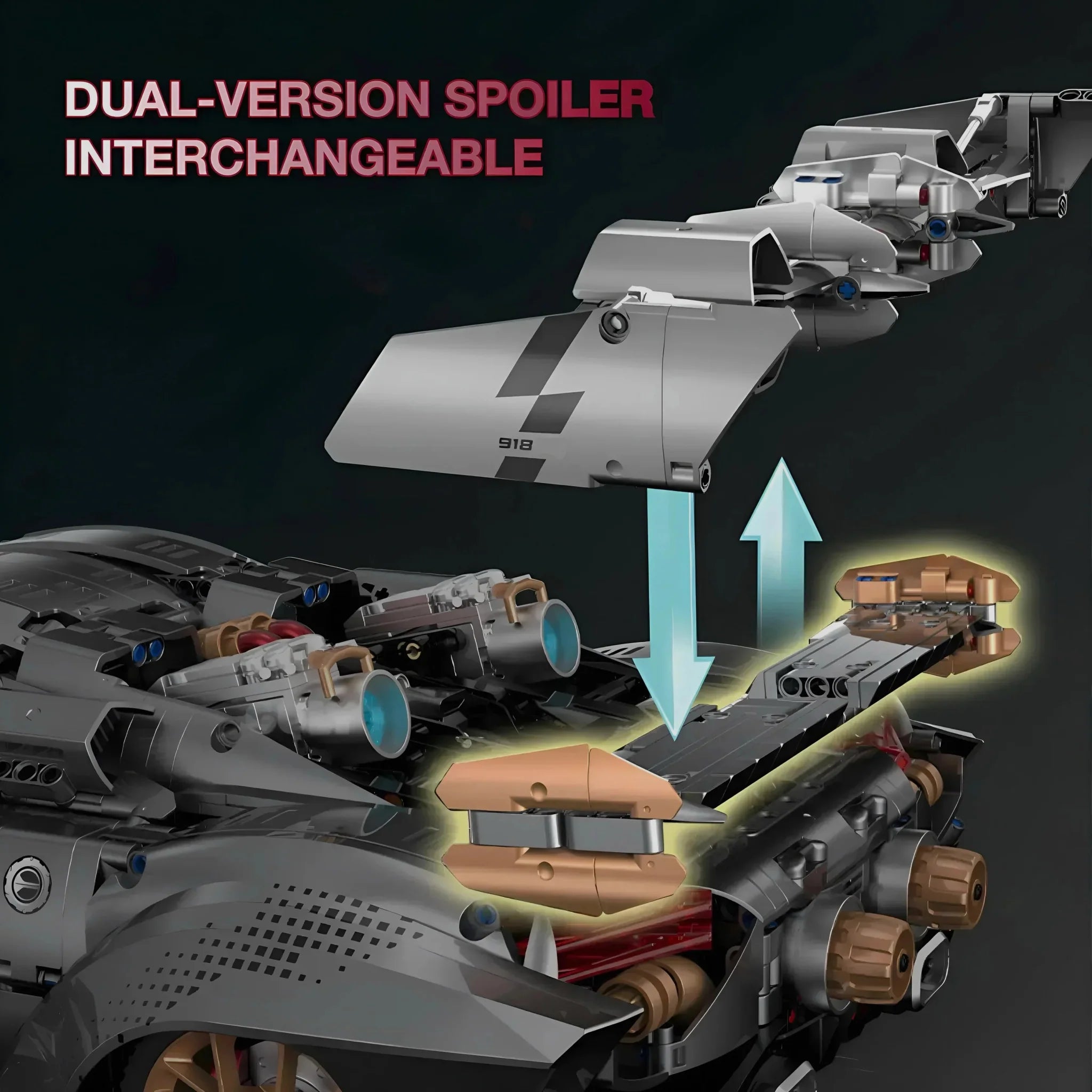 Porsche 918 Cyberpunk Concept | 4308pcs