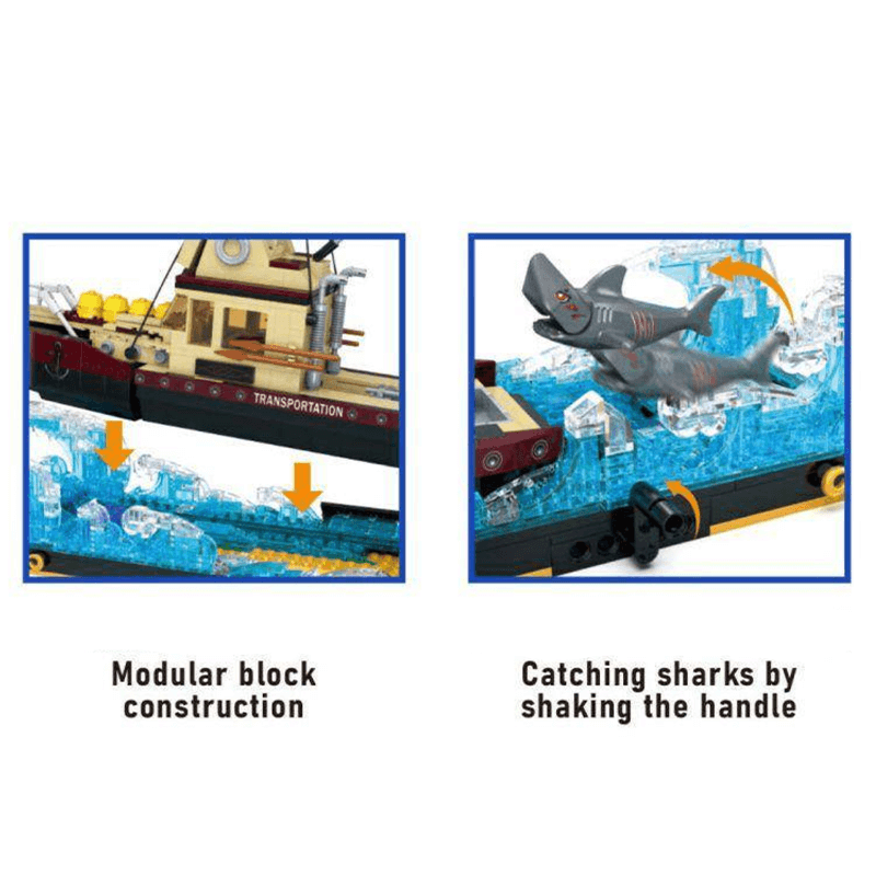 Ship at Sea Sculpture | 1108pcs