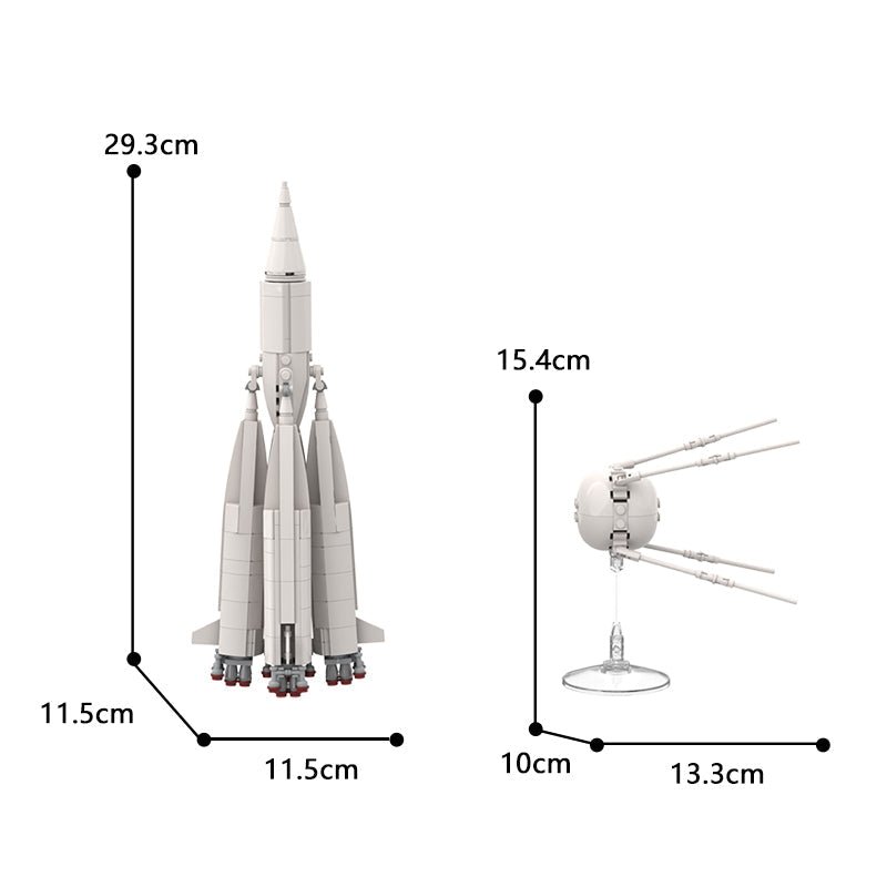Sputnik 1 & R-7 rocket 8K71PS M1-1PS | 541pcs