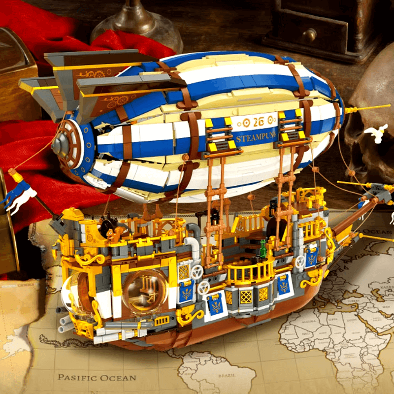 SteamPunk Airship | 3271pcs