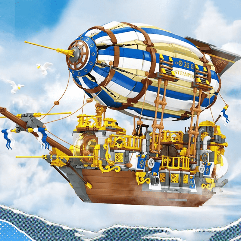 SteamPunk Airship | 3271pcs