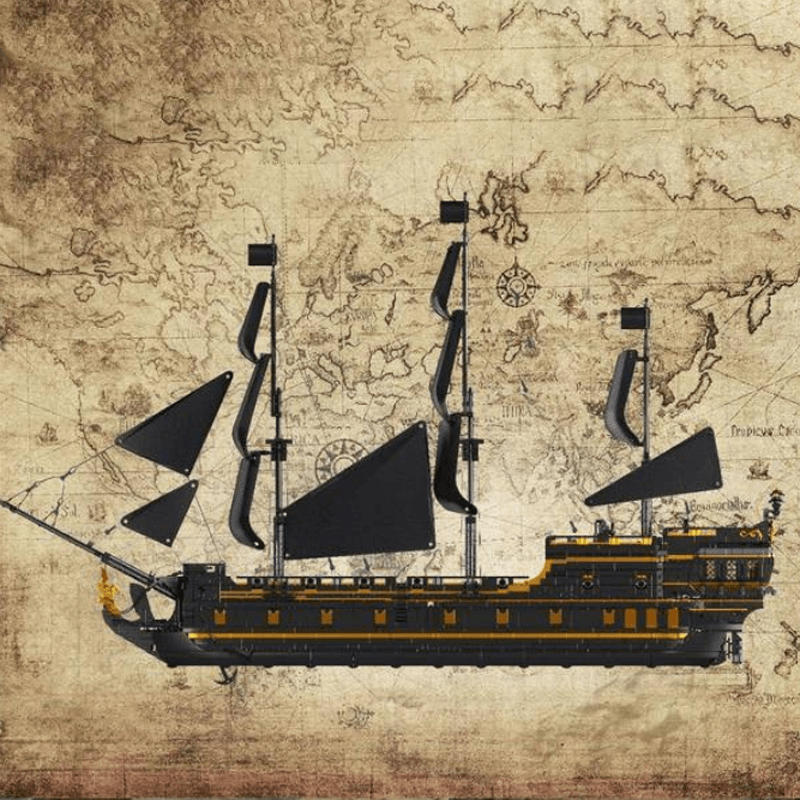 Black Pirate Ship | 5265pcs