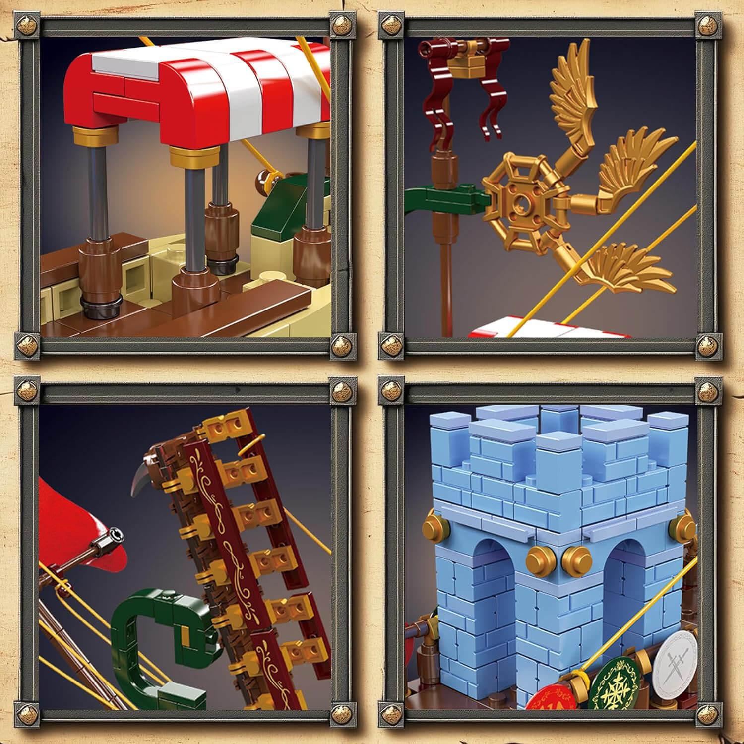 Viking Warship | 1465pcs