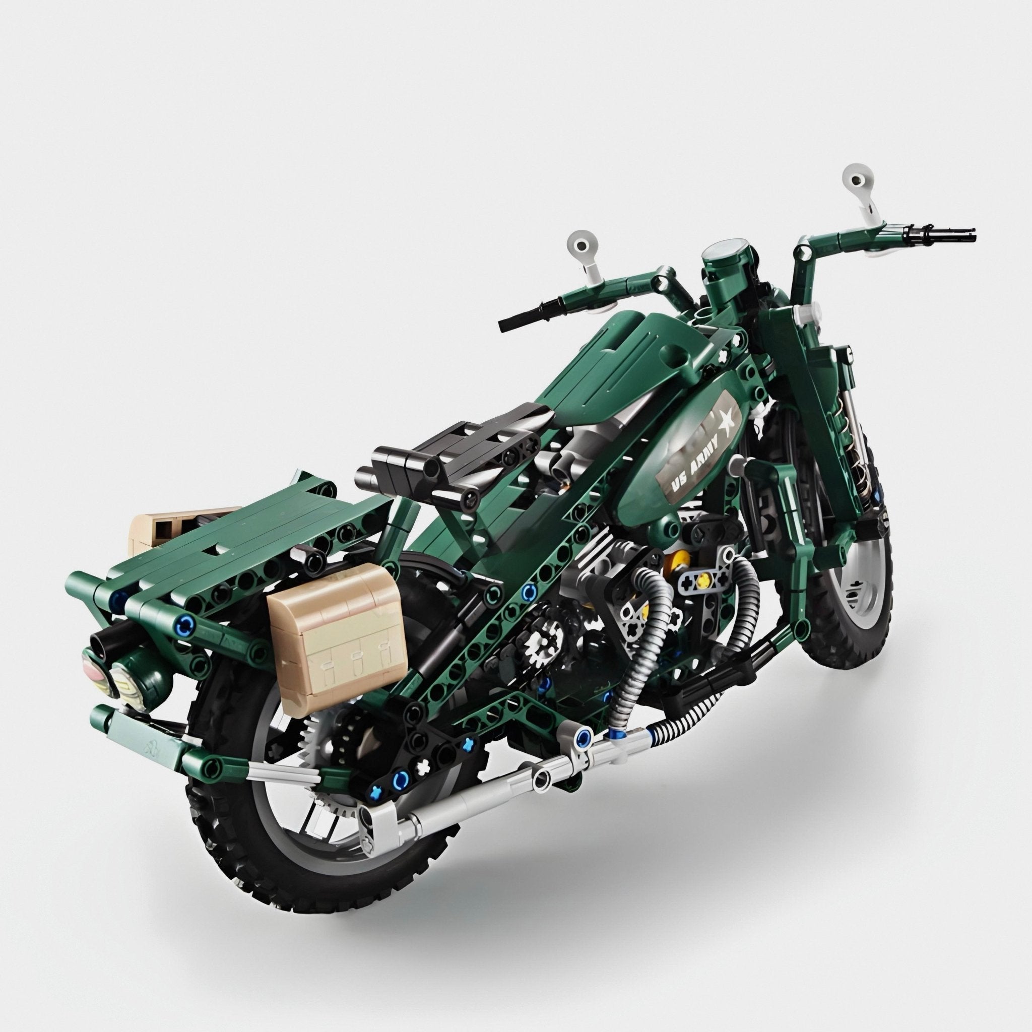 WWII Military Motorcycle | 550pcs