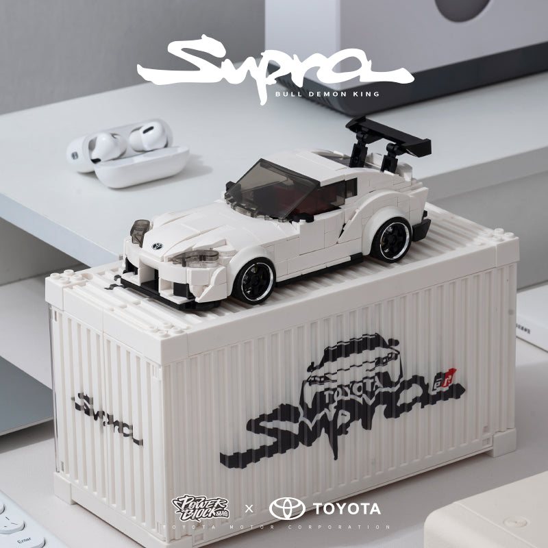 Toyota GR Supra Building Kit 1:32 Scale | Official Licensed Model Car with Display Case & Manual