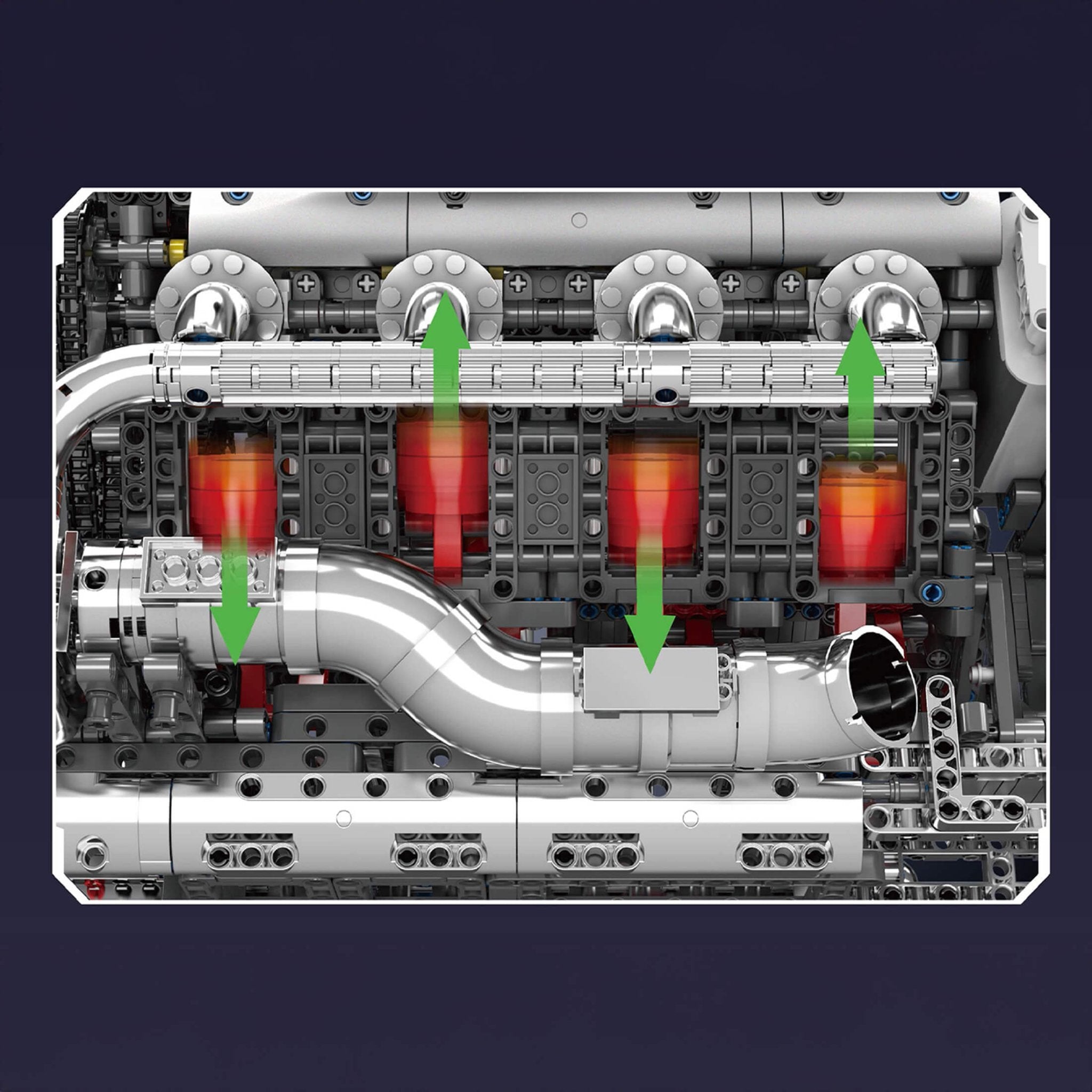 5.5L AMG V8 Engine & Gearbox | 2898pcs