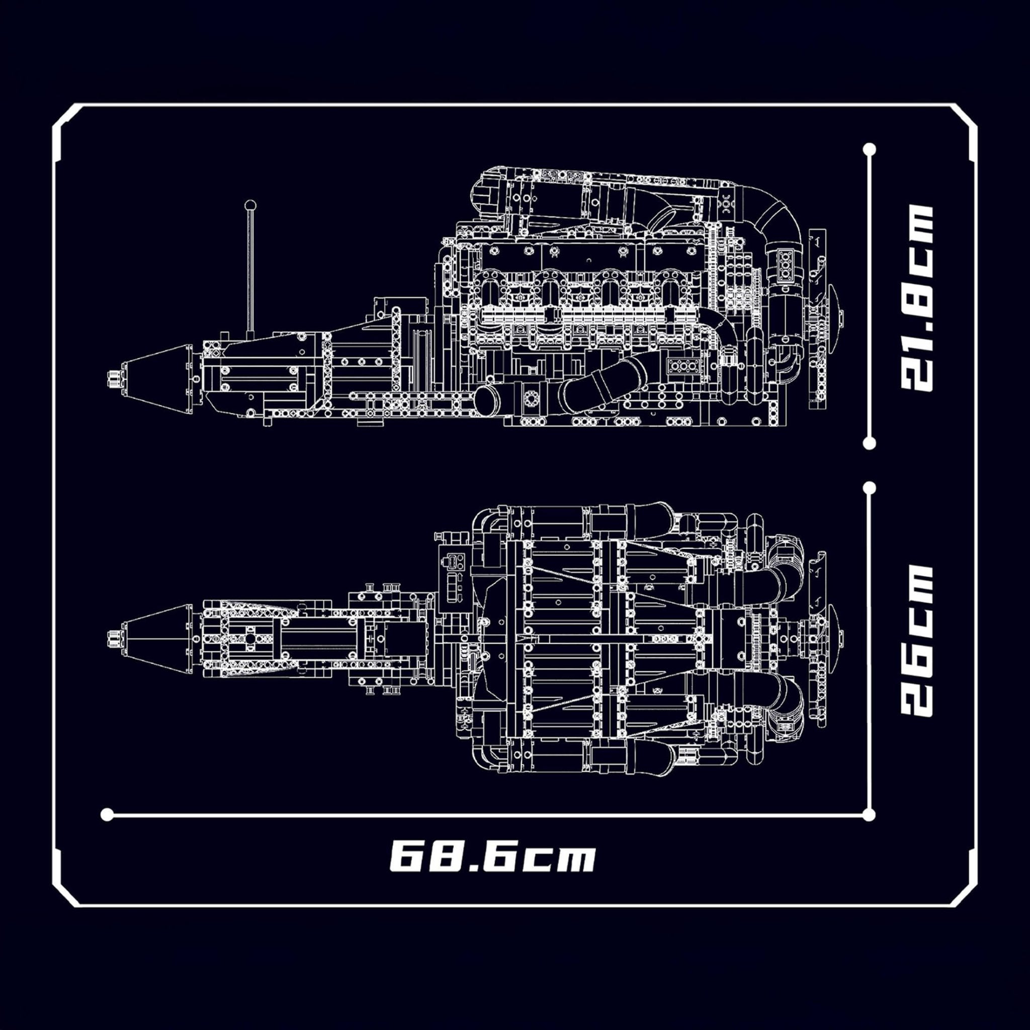 5.5L AMG V8 Engine & Gearbox | 2898pcs