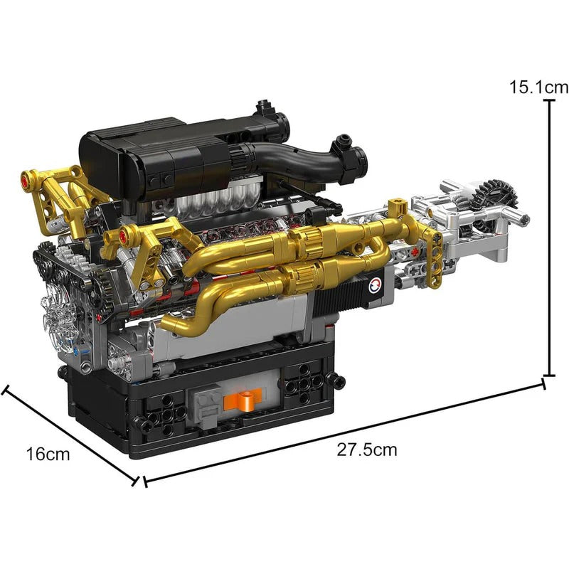 6.5L V12 N/A Valkyrie Engine Kit | 973pcs
