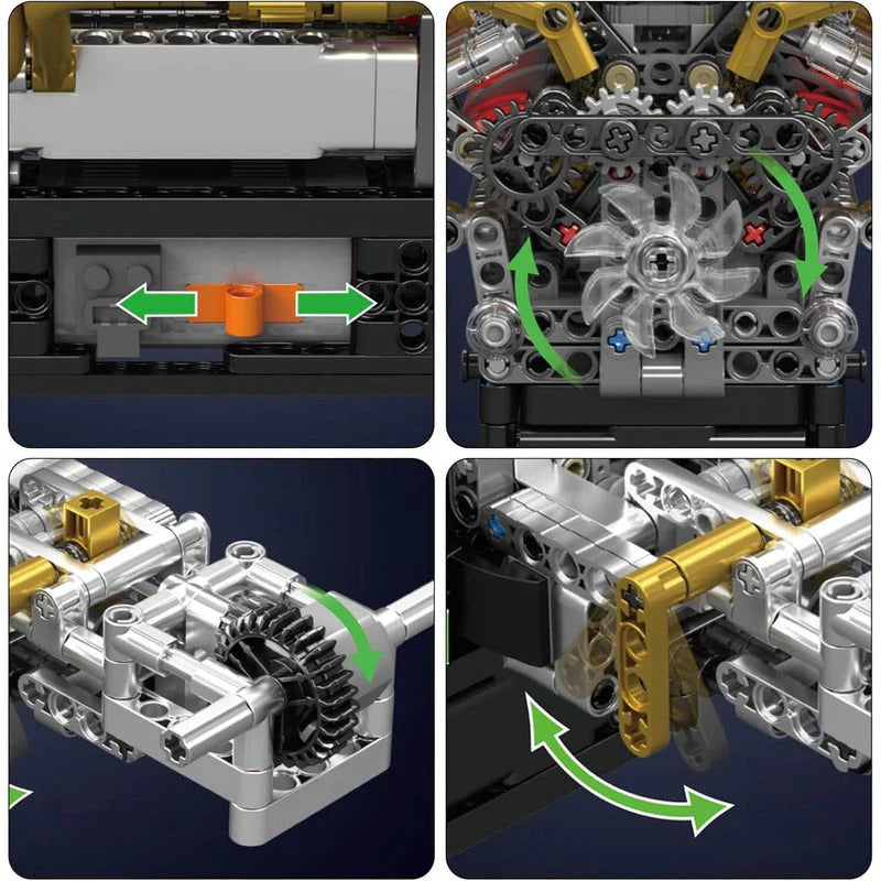 6.5L V12 N/A Valkyrie Engine Kit | 973pcs