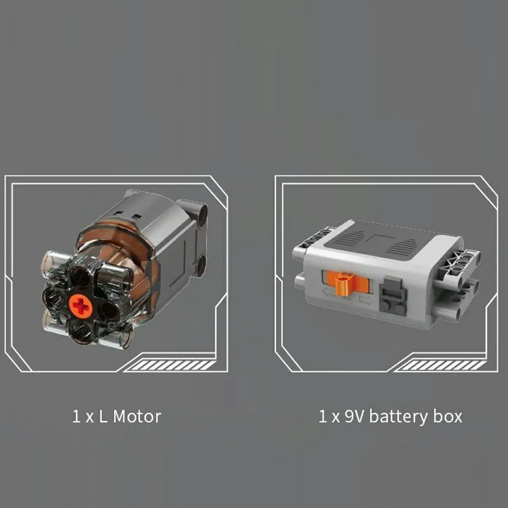 A8 W12 Motorized Engine | 871pcs