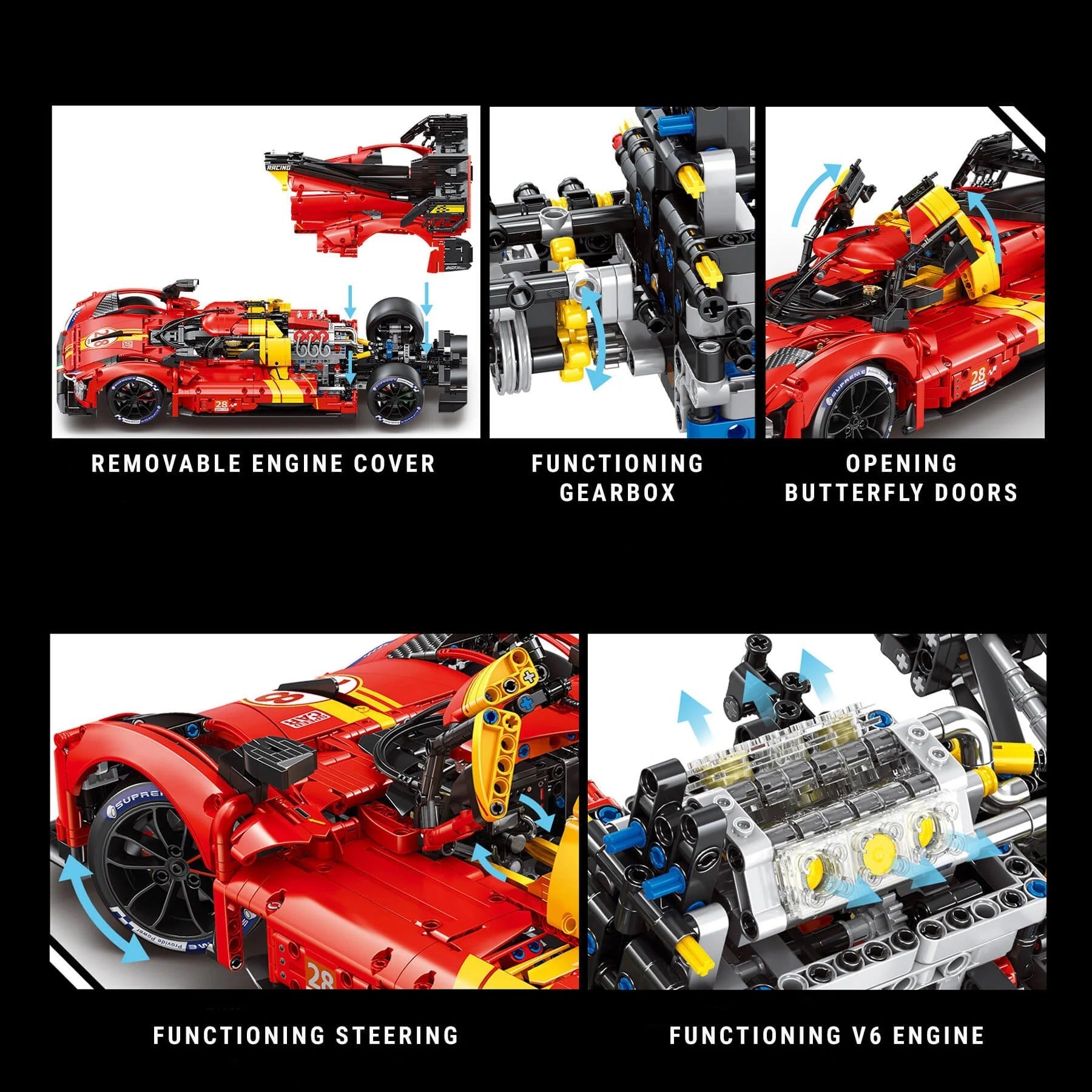 Ferrari 499P 2023 | 3350pcs