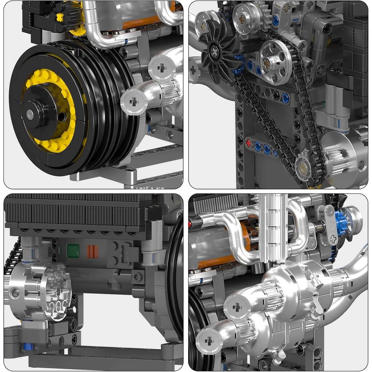 Koenigsegg Supercar Engine Kit | 739pcs