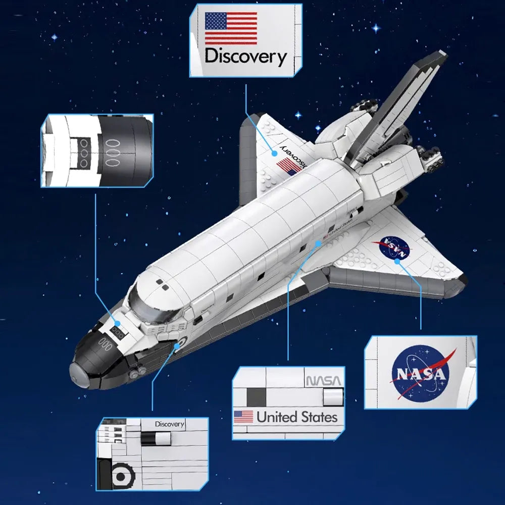 NASA Space Shuttle Discovery | 1827pcs