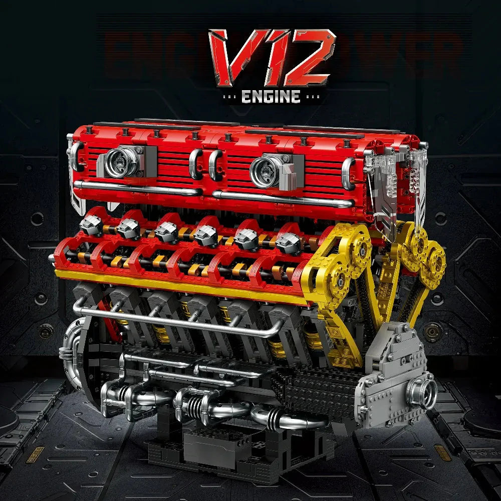 Naturally Aspired V12 Engine | 4719pcs