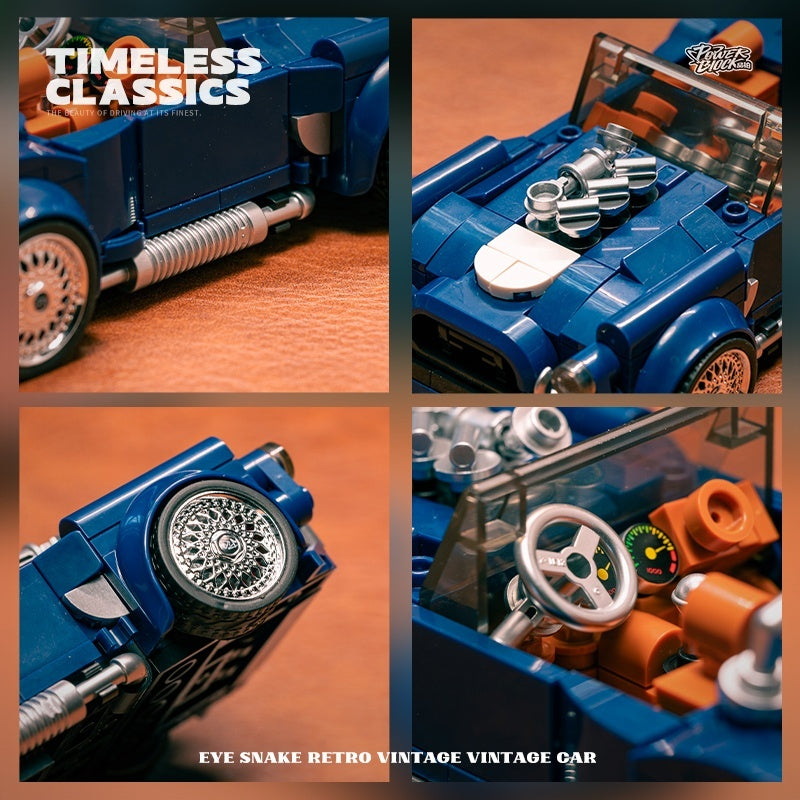 Cobra 1:32 Bausatz mit Display-Vitrine - 262-teiliger ABS-Bau