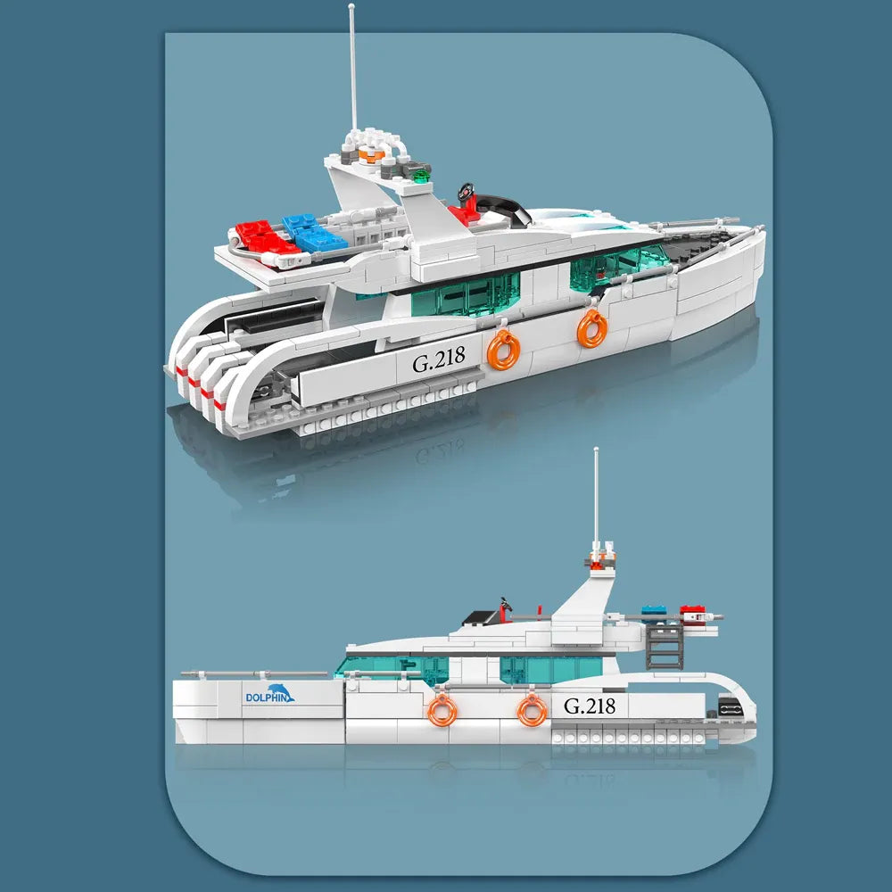 White Dolphin Yacht | 857pcs
