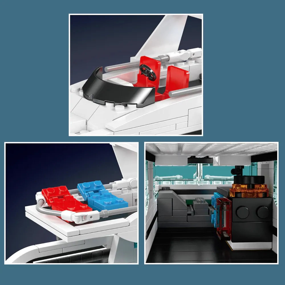 White Dolphin Yacht | 857pcs