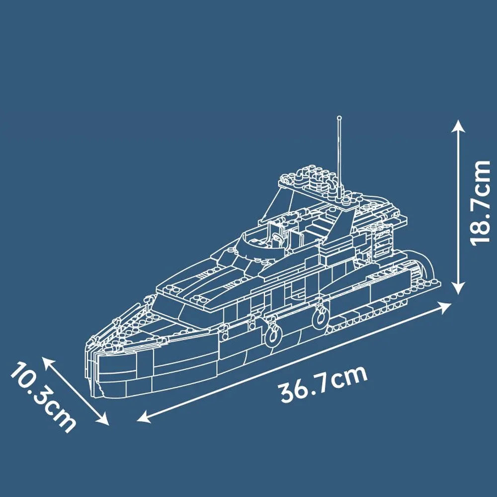 White Dolphin Yacht | 857pcs