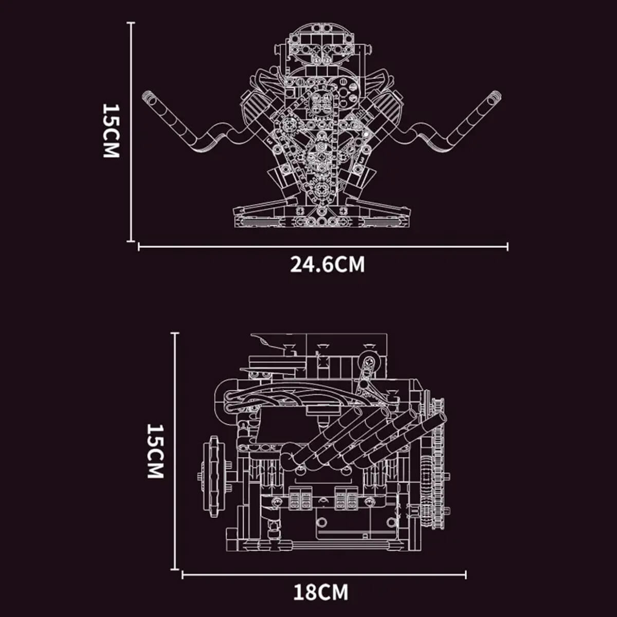 American Muscle V8 Functional | 664pcs