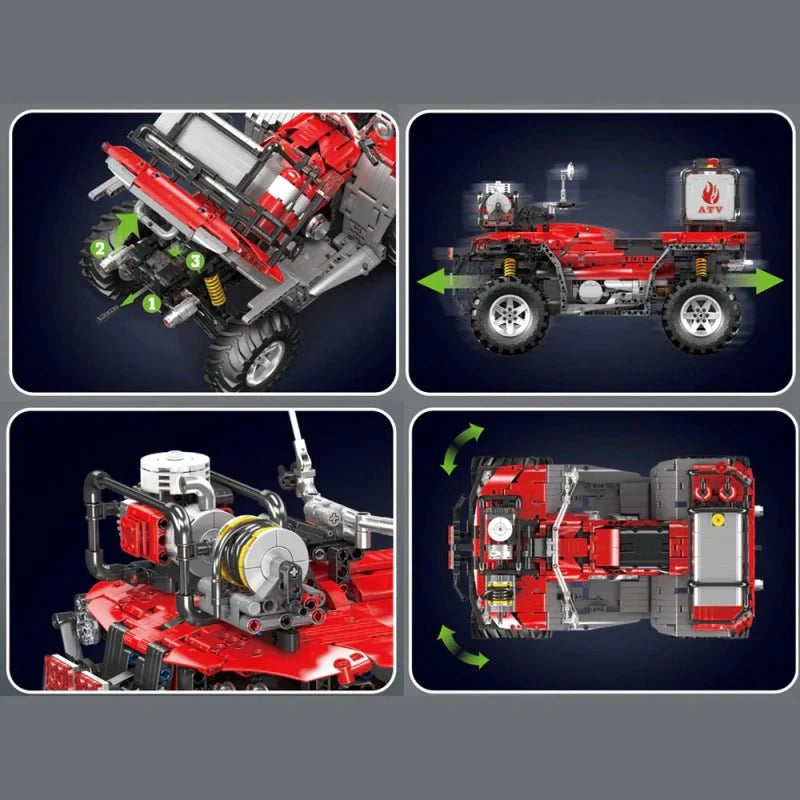 ATV Firefighting Technic | 2100pcs