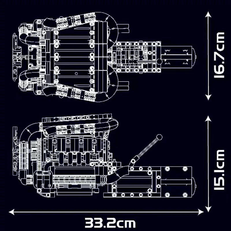 BMW M8 Twin-Turbocharged V8 | 1169pcs