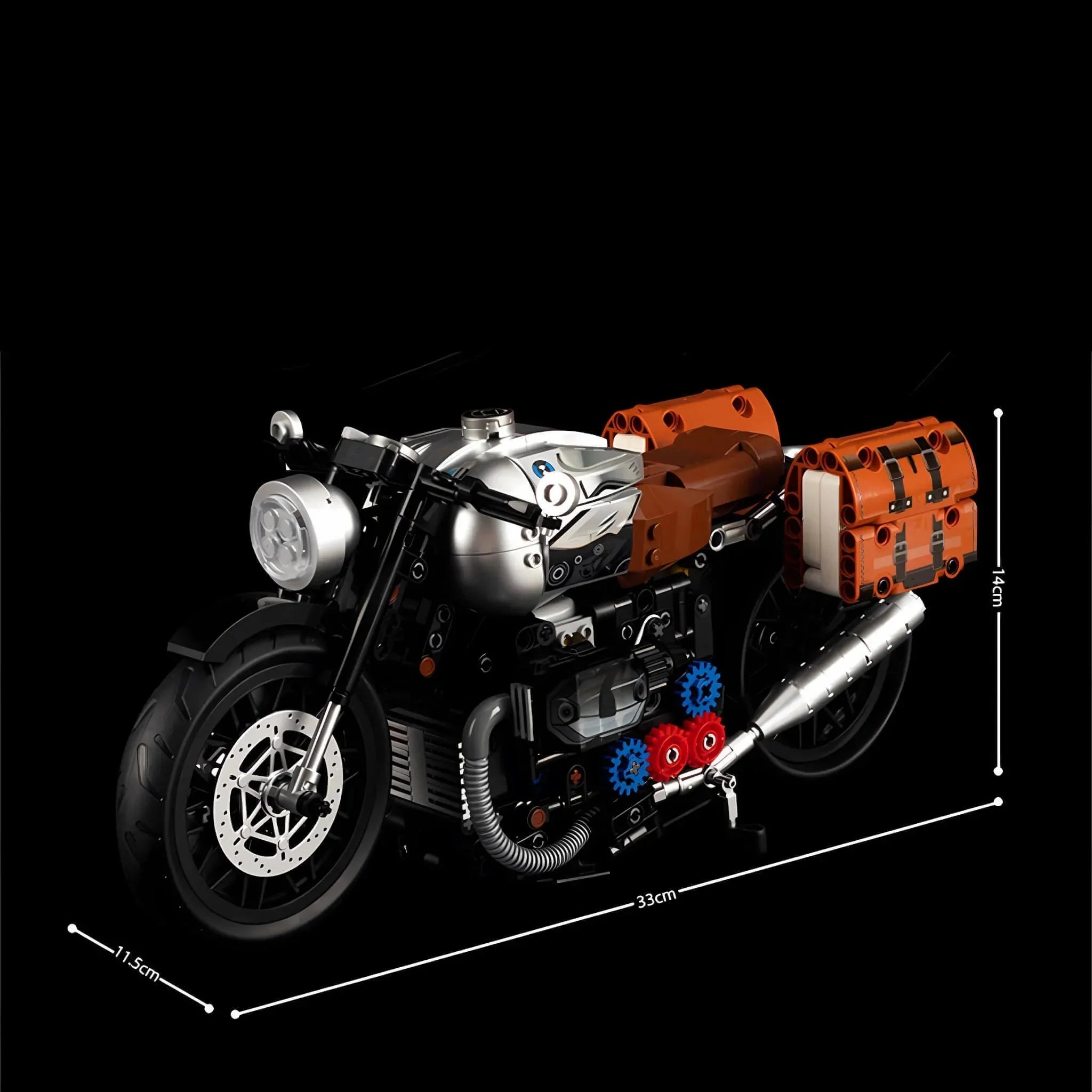 BMW Retro Motorcycle | 925pcs