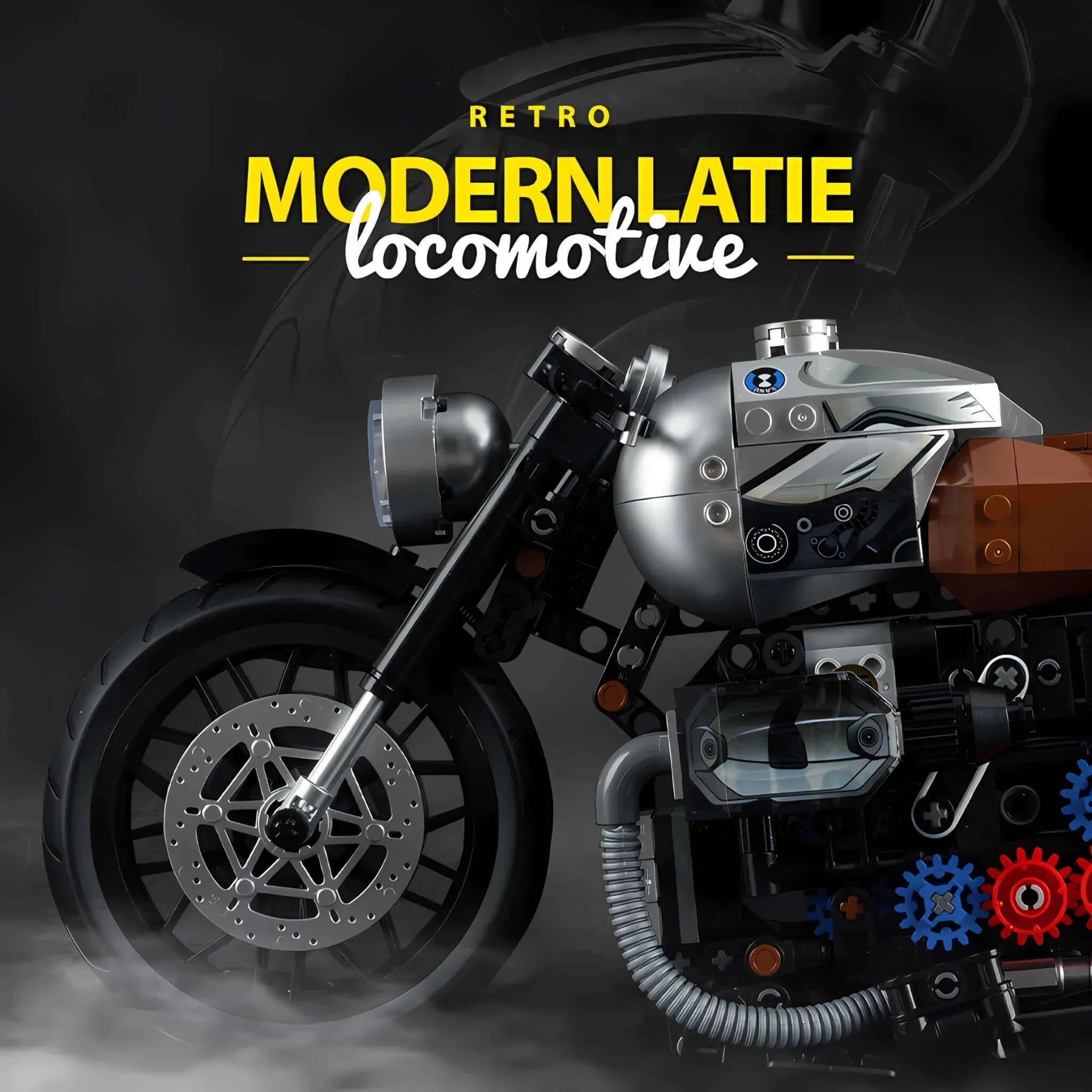 BMW Retro Motorcycle | 925pcs