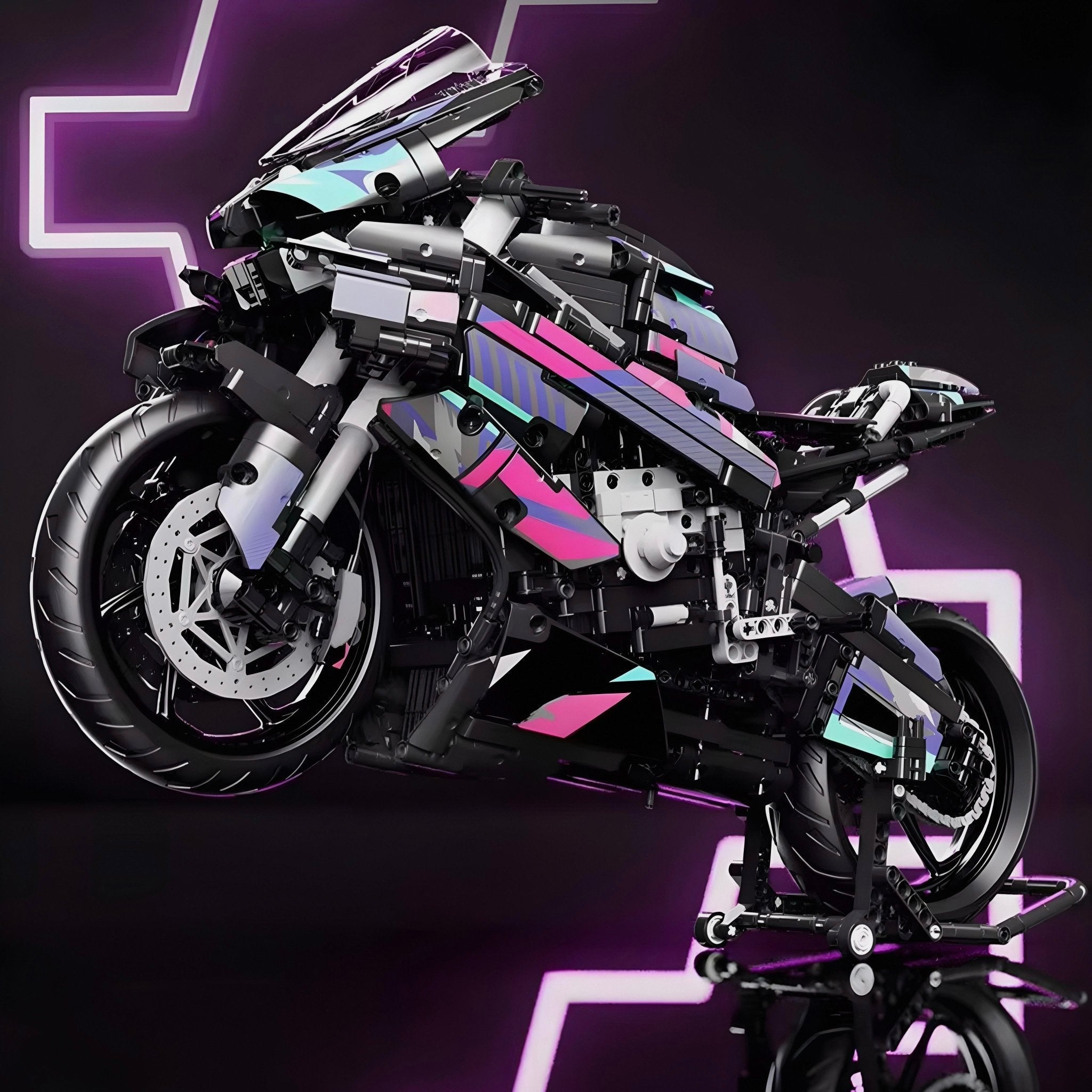 BMW S1000RR Cyberpunk | 2078pcs