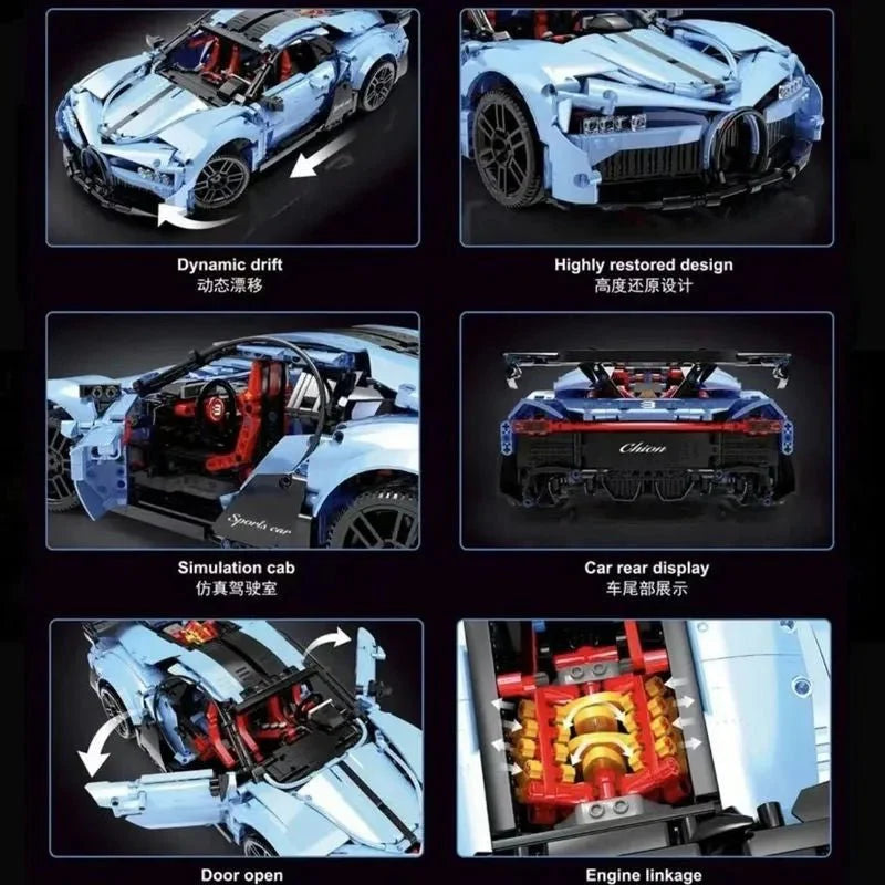 Bugatti Chiron Sport Blue | 2003pcs