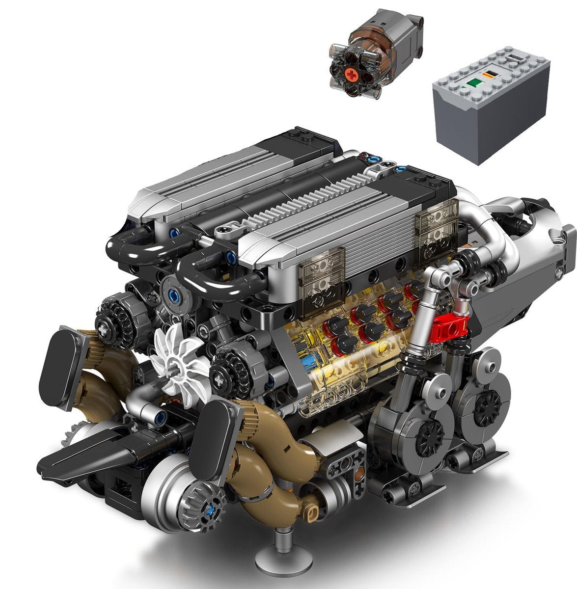 Bugatti W16 Engine | 952pcs
