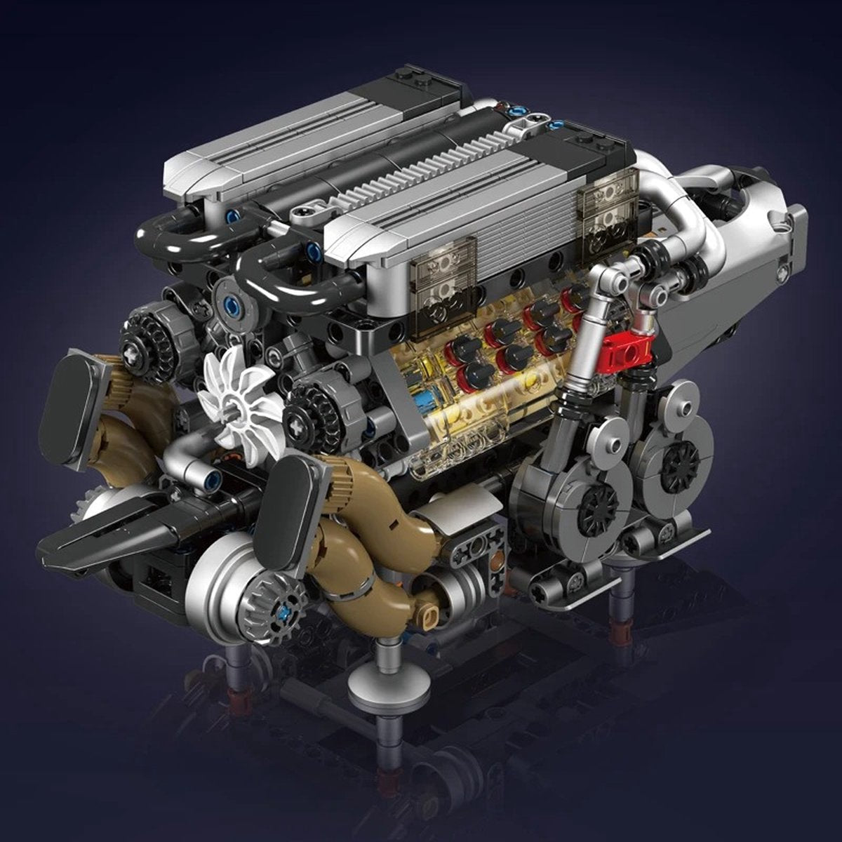 Bugatti W16 Engine | 952pcs
