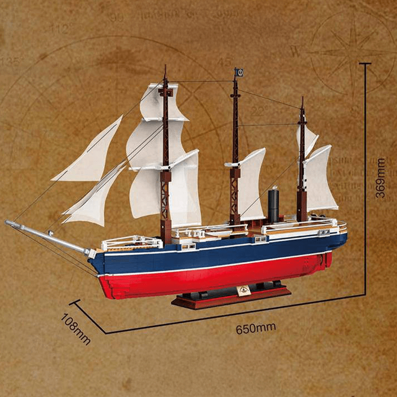 Classic Sailing Boat | 1686pcs