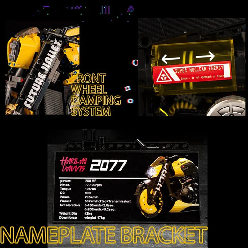 CyberPunk 2077 Motorcycle | 1981pcs