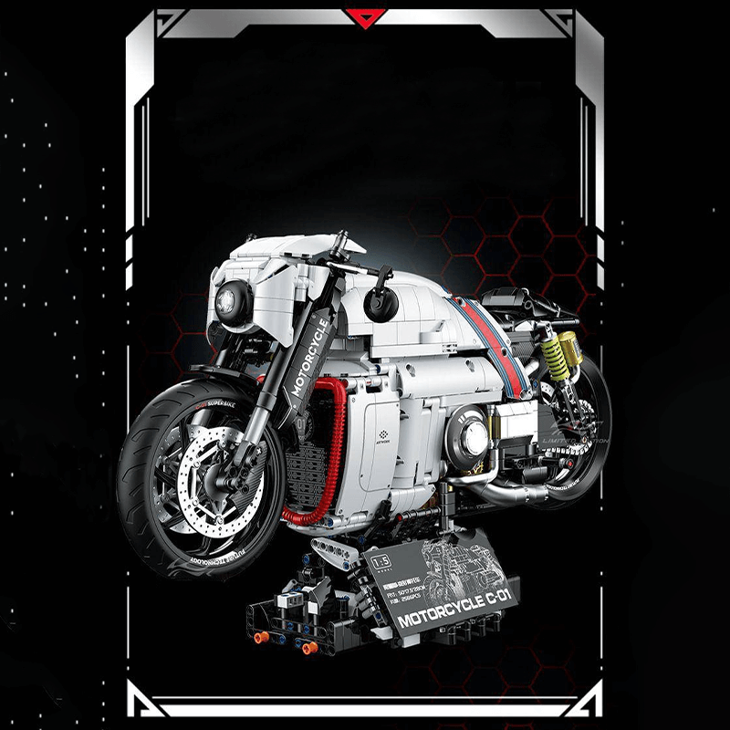 Cyberpunk Mecha Sport Bike | 2615pcs