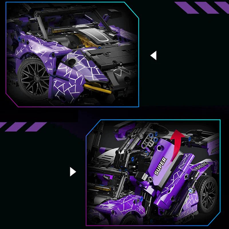 Electric Concept Car 1226pcs