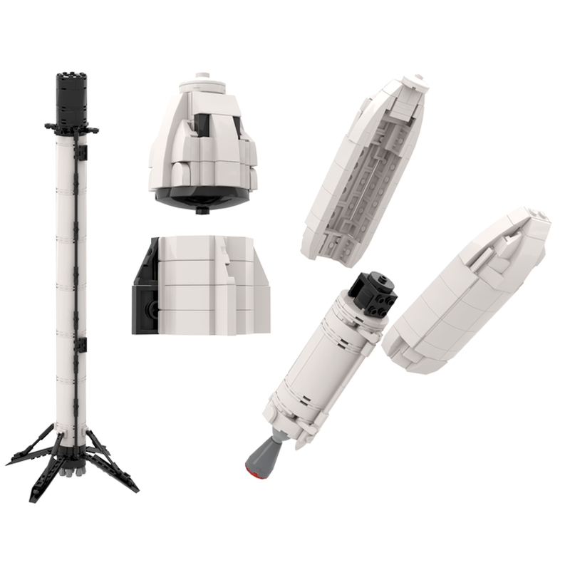 Falcon 9 & Crew Dragon | 506pcs