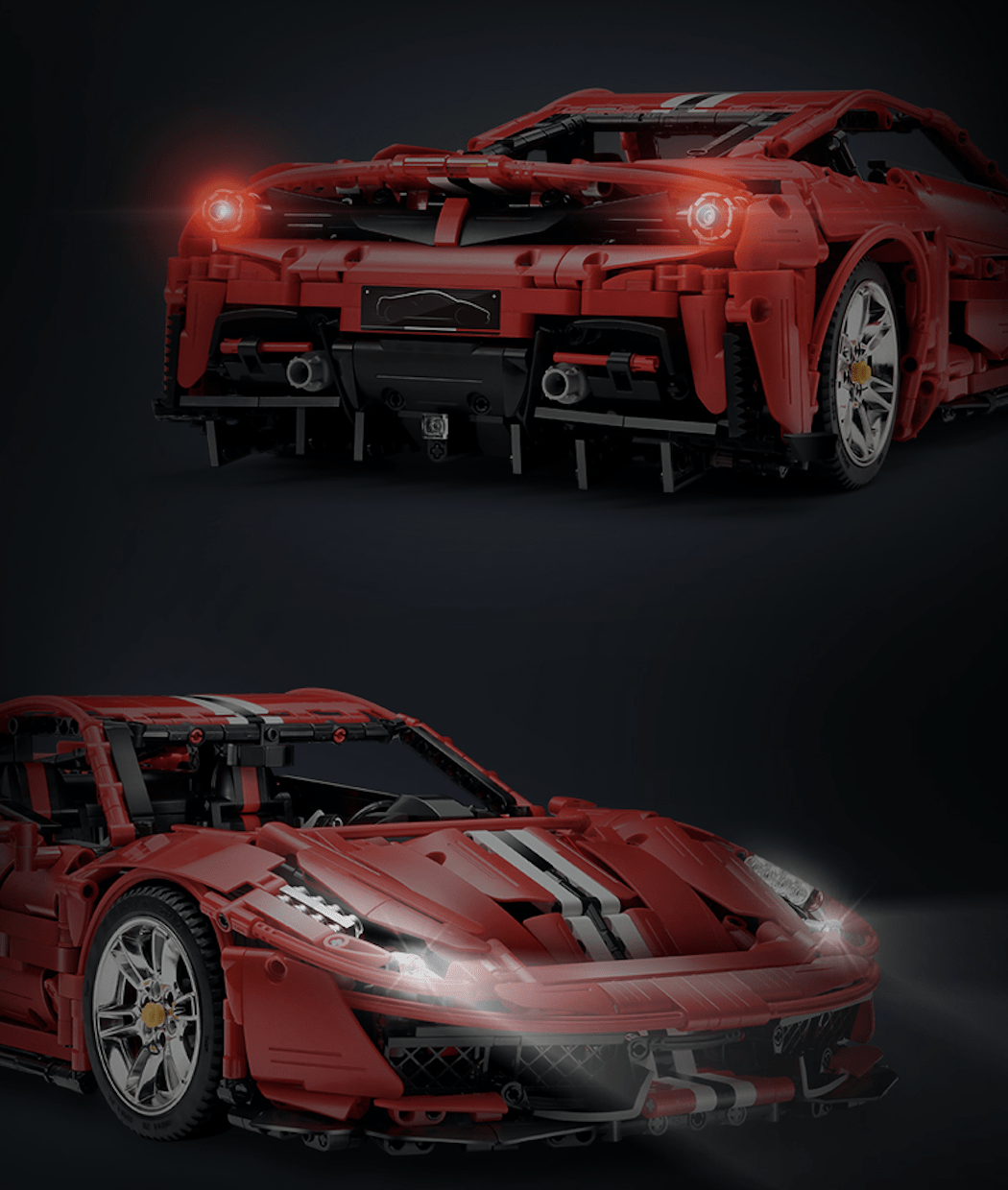 Ferrari F488 Pista Red | 3187pcs