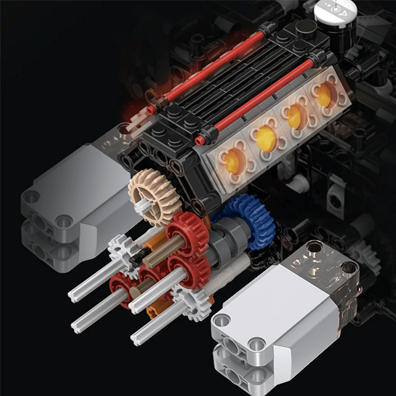 Ferrari F488 Pista Red | 3187pcs