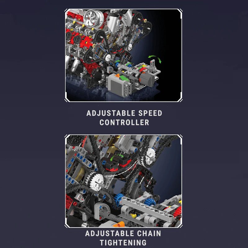 Ferrari F488 V8 Engine | 2717pcs