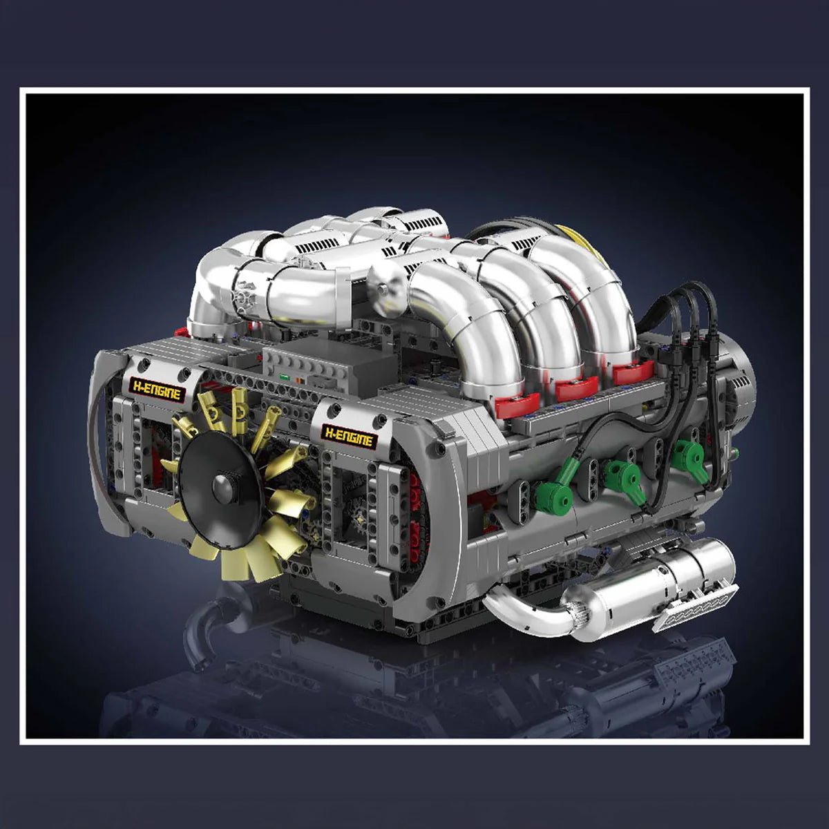 Functional Flat 6 Boxer Engine | 2374pcs